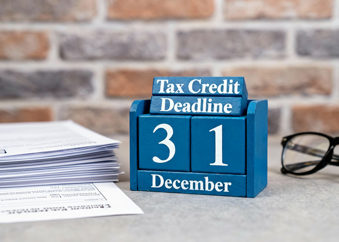 Beat the December 31st Tax Credit Deadline